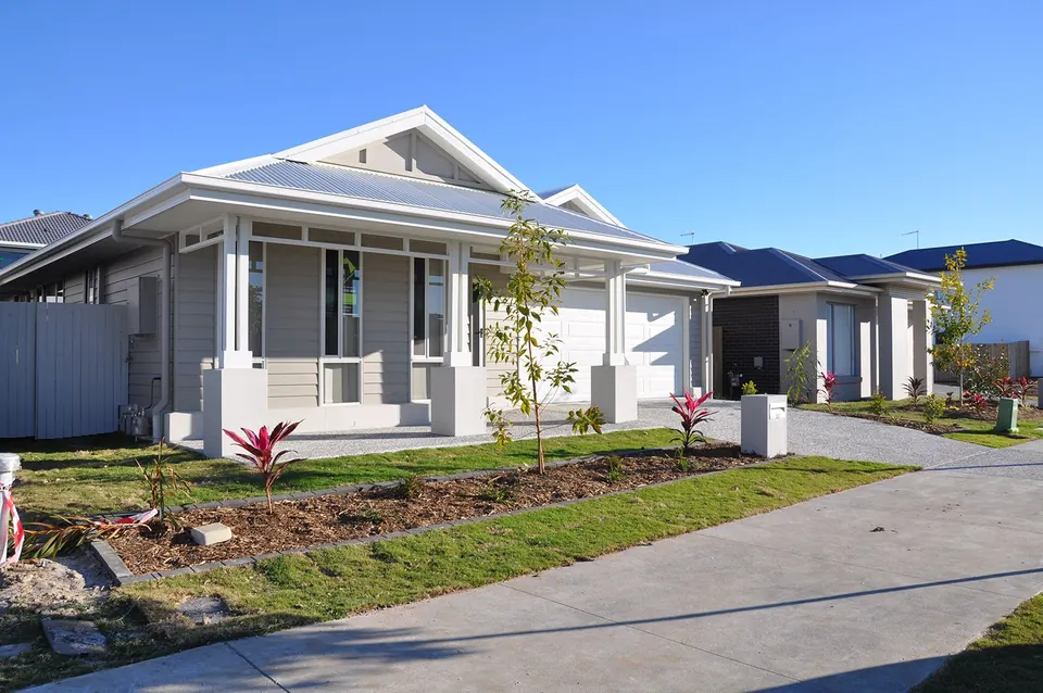 Front of the Chatswood design, Hamptons facade.